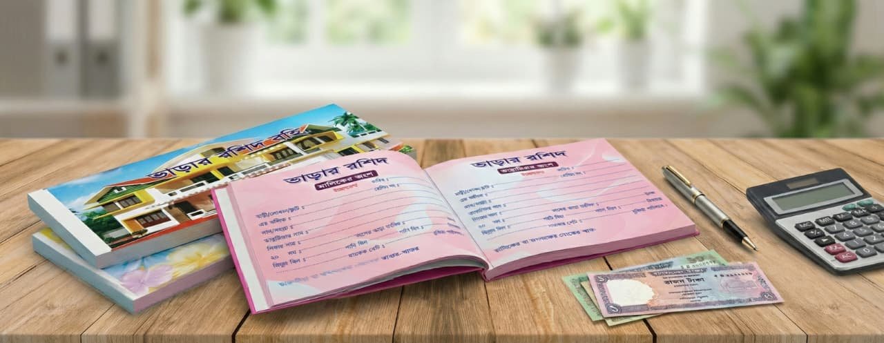 House Rent Receipt Book Bundle